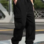 Loose Cargo Pants with Drawstring Waist 3 | PricZone