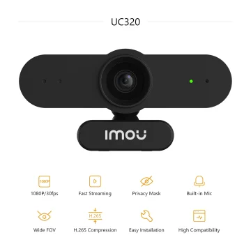 IMOU UC320 1080P HD Webcam Auto Focus with Mic 1