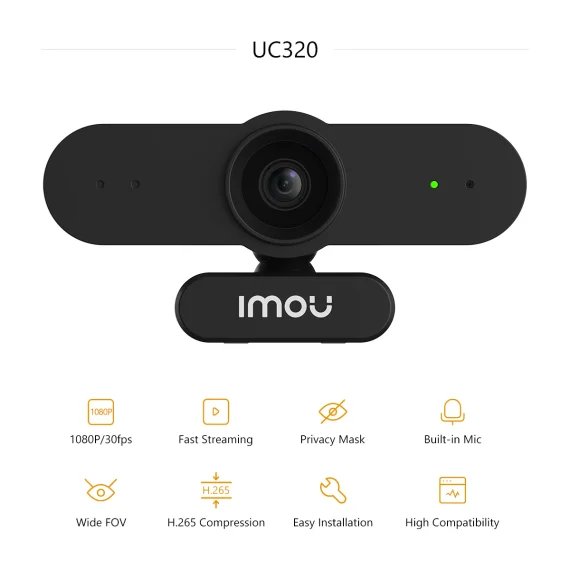 IMOU UC320 1080P HD Webcam Auto Focus with Mic 1 | PricZone