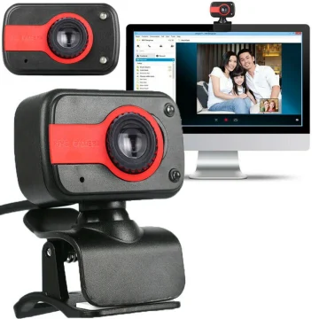 Mini USB Webcam with Microphone for Video Calls 1