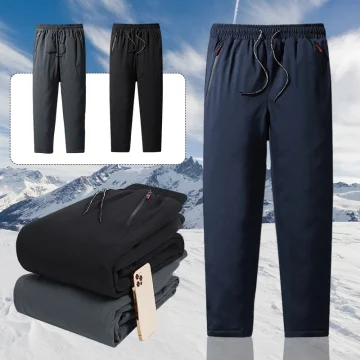 Winter Warm Waterproof Cotton Lined Jogger Pants 1