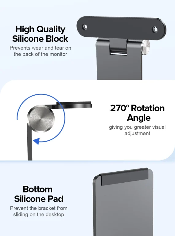 UPERFECT Portable Monitor Desk Stand with VESA Mount 3 | PricZone