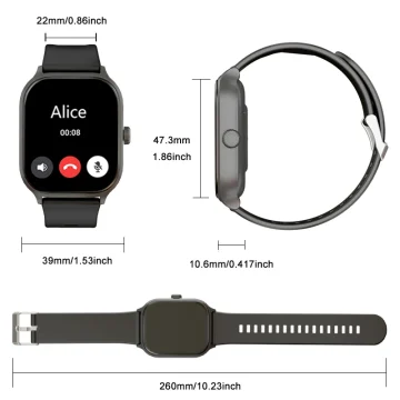 SmartWatch with Wireless Calling and Multi-sport Mode 2