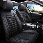 Universal Black Waterproof Leather Car Seat Cushions 1 | PricZone