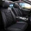 Universal Black Waterproof Leather Car Seat Cushions