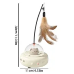 Interactive Electric Cat Toy with Feather Wand 6 | PricZone