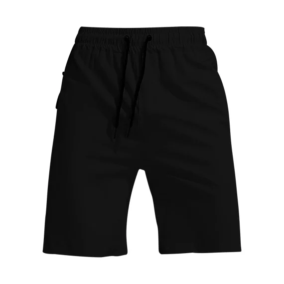 Athletic Swimming Trunks Black Solid Color 5 | PricZone