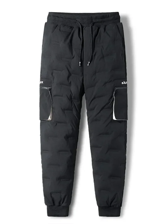 White Duck Down Winter Jogger Pants 4 | PricZone