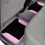 Car Floor Mats 2 Tone Pink Black Tattoo Design 4 Piece 6 | PricZone