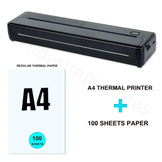 Inkless Thermal A4 Wireless Printer for Home Office 4 | PricZone