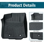 TPE Rubber Floor Mats for Toyota Tacoma Double Cab 3 | PricZone