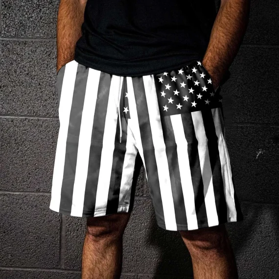 USA Flag Graphic Board Shorts 3D Printed Swim Trunks 3 | PricZone