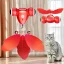 Interactive Red KitiFish Cat Toy with USB Charging