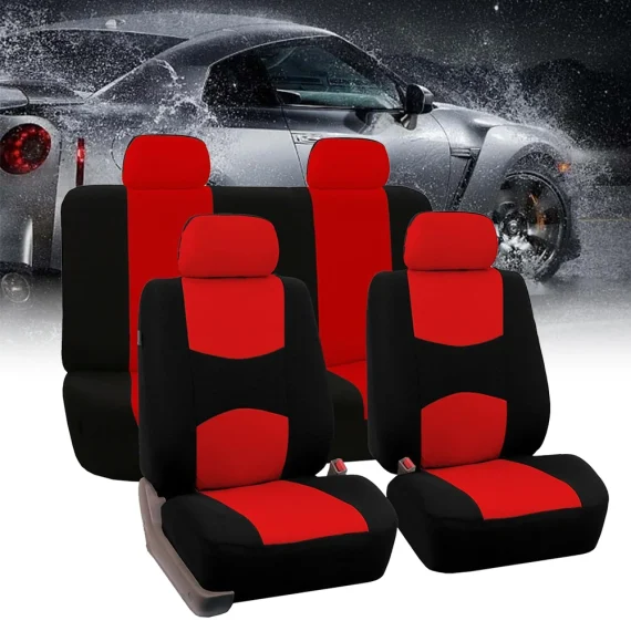 Universal Car Seat Covers Full Set Breathable Protection 4 | PricZone