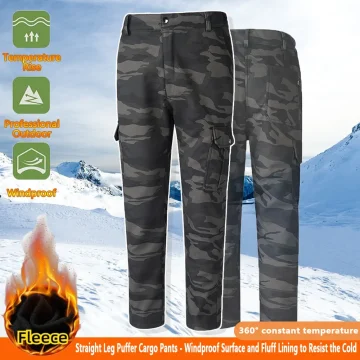 Winter Fleece Cargo Ski Pants Outdoor 1 | PricZone