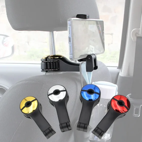 2 in 1 Car Seat Phone Holder Hook 4 | PricZone