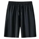 Long Swim Trunks Solid Color Workout Shorts 4 | PricZone