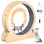 46-Inch Large Cat Exercise Wheel with Carpeted Runway