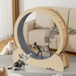 Natural Wood Cat Exercise Wheel Silent Runner 1 | PricZone