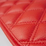 Universal Diamond Pattern Red Leather Car Floor Mats 5 | PricZone