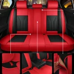 Universal Leather Car Seat Covers 5 Seat Protector 4 | PricZone