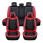 Universal 5 Seat PU Leather Car Seat Covers Full Set 3 | PricZone