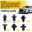 190 PCS Car Fastener Clip Kit Bumper Fender Rivet Set