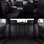 5 Seater Full Set Leather Seat Covers for Toyota Cars 3 | PricZone