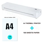 Inkless Thermal A4 Wireless Printer for Home Office 6 | PricZone