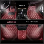 PU Leather Car Floor Mats For Toyota CH R AX10 AX50 3 | PricZone