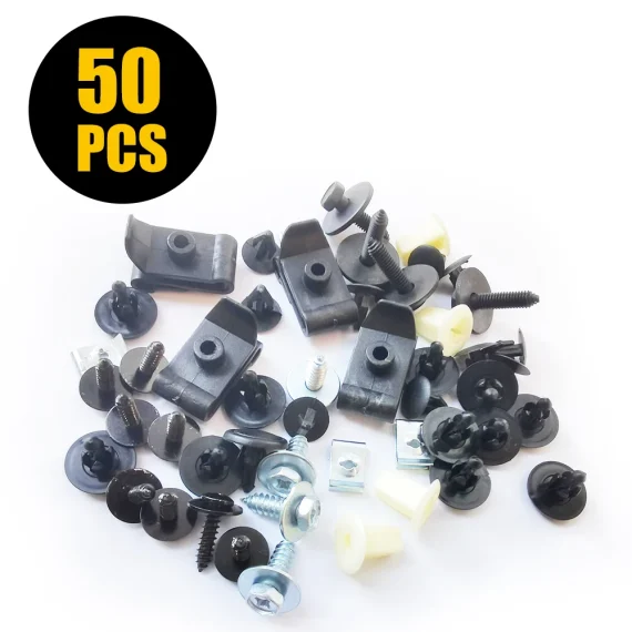 50 Pcs Underbody Shield Clips Mudguard Fasteners Kit 4 | PricZone