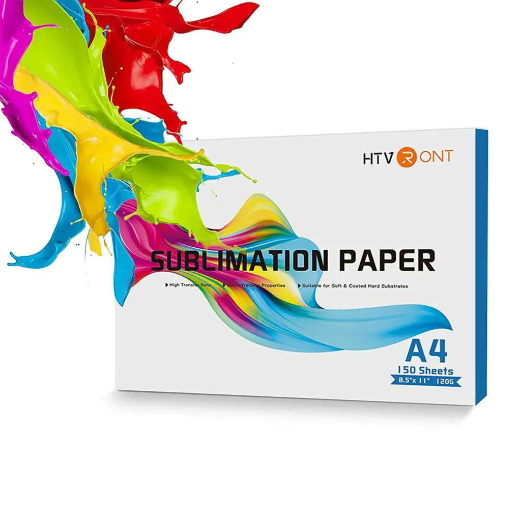HTVRONT Sublimation Paper 8.5×11 Inch 120g 150 Sheets product image
