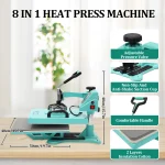 8 in 1 Heat Press Machine Sublimation Multifunction 5 | PricZone