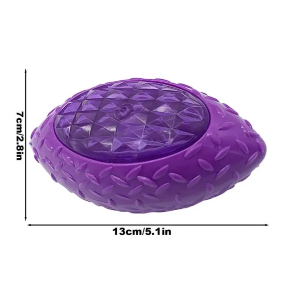 Interactive Rubber Dog Toy Ball Flashing Chew Ball 5 | PricZone