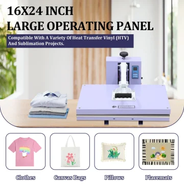 Large Heat Press Machine with Digital Sublimation Printer 2