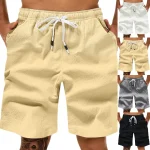 Summer Cotton Cargo Shorts Straight Leg Loose 4 | PricZone