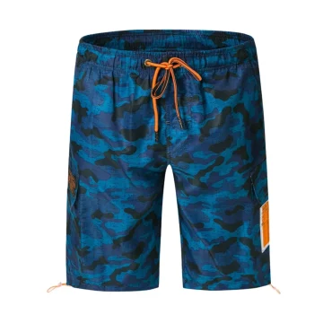 Quick Dry Plus Size Camouflage Beach Shorts for Men 1