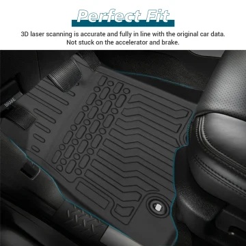 TPE Rubber Floor Mats for Toyota Tacoma Double Cab 2 | PricZone