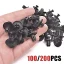 100pcs-200pcs 8mm Auto Fastener Clips Car Bumper Rivets