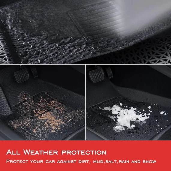 Tesla Model 3 All Weather Floor Mats 6PCS Set 2 | PricZone