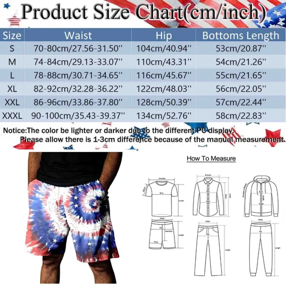 USA Flag Graphic Board Shorts 3D Printed Swim Trunks 6 | PricZone