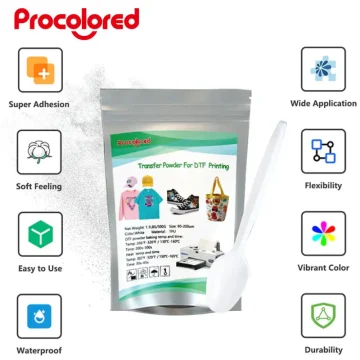 Procolored 1Kg DTF Melt Powder for Tshirt Printing 1