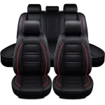 5 Seater Full Set Leather Seat Covers for Toyota Cars 1 | PricZone