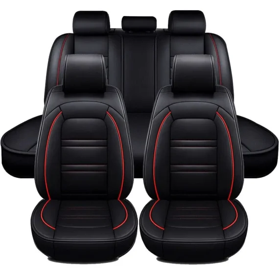 5 Seater Full Set Leather Seat Covers for Toyota Cars 1 | PricZone