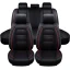 5-Seater Full Set Leather Seat Covers for Toyota Cars