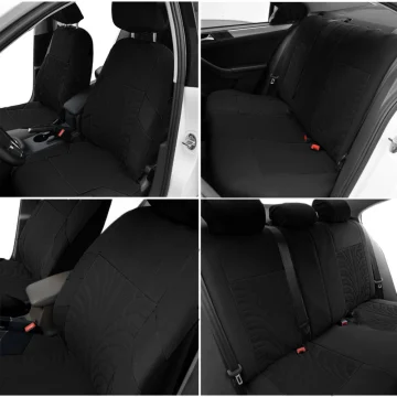 Universal Car Seat Covers Set 2PCS/5PCS with Tire Detail 2