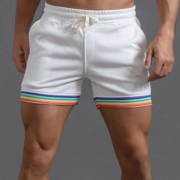 Polyester Rainbow Shorts with Pockets 1 | PricZone