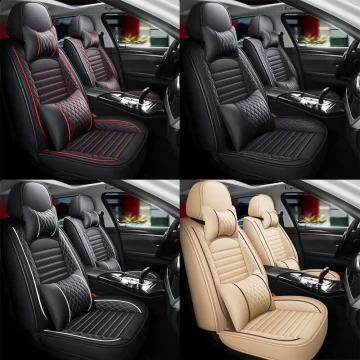 Jeep 5-Seat PU Leather Car Seat Covers Full Set 2