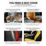 Universal Car Seat Covers Set 2PCS5PCS with Tire Detail 5 | PricZone