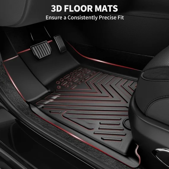 All Weather Floor Mats for Honda Pilot 78 Passenger 2 | PricZone